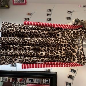 Cheetah print dress